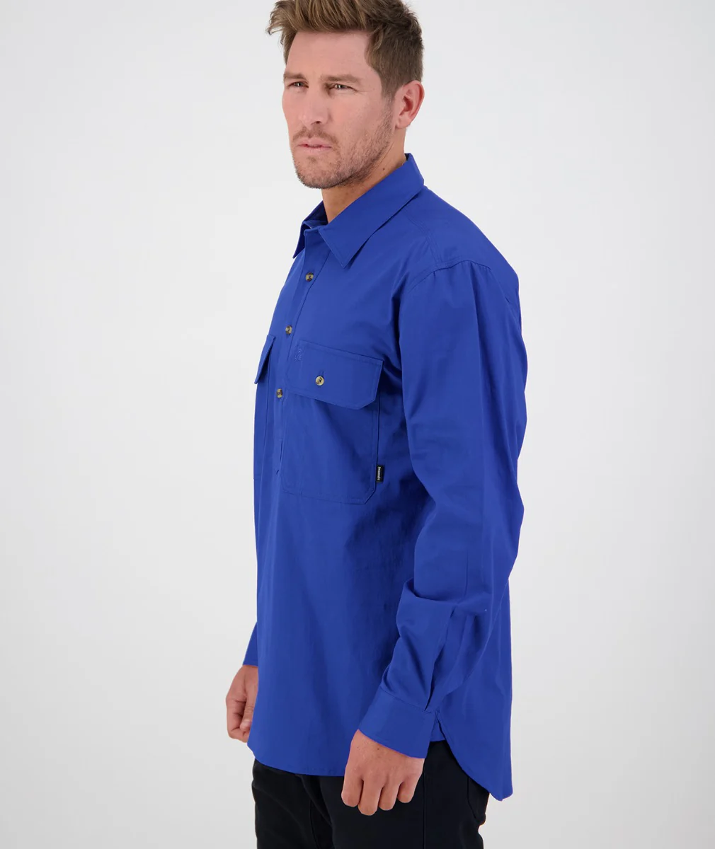 Men's Bendigo Long Sleeve Work Shirt - Image 3