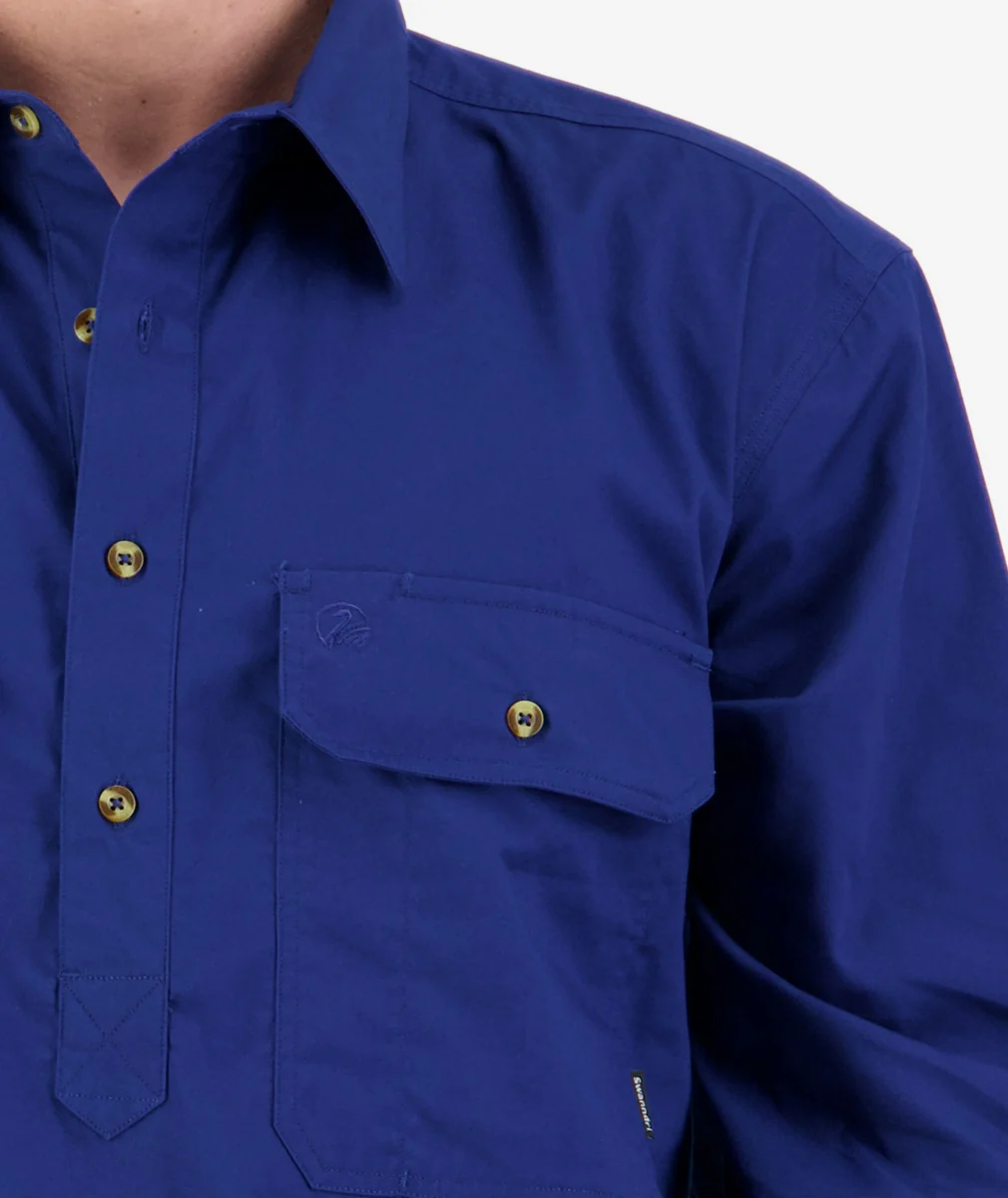 Men's Bendigo Long Sleeve Work Shirt - Image 4