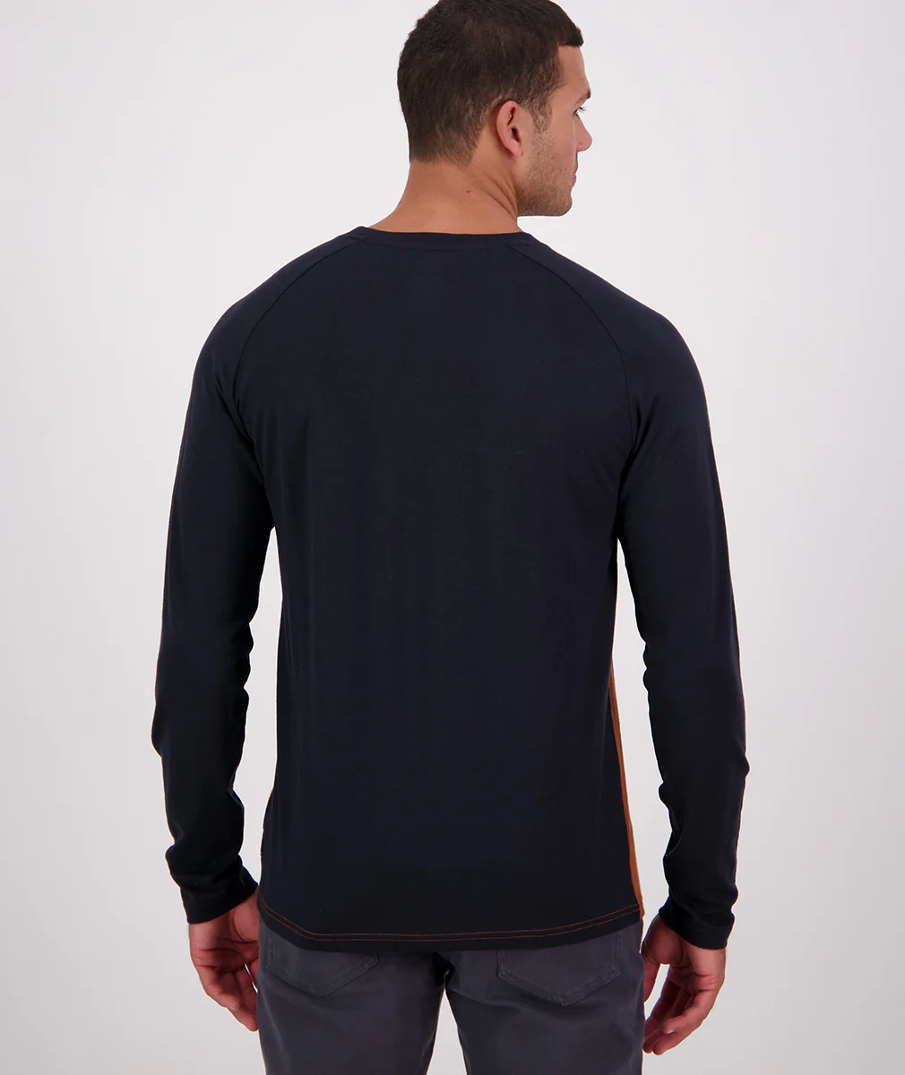 Men's Carlton Long Sleeve Merino T-Shirt - Image 4