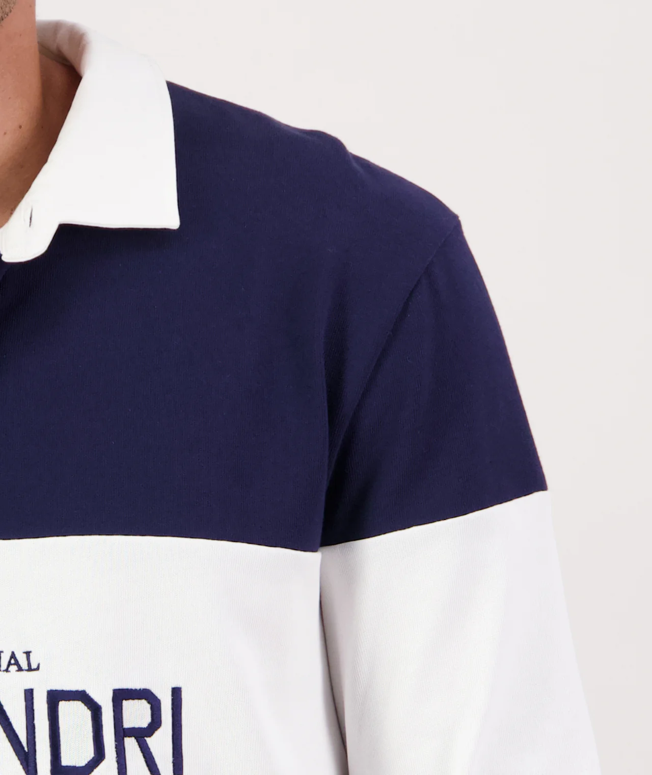 Men's Leeston Long Sleeve Rugby Top - Image 4