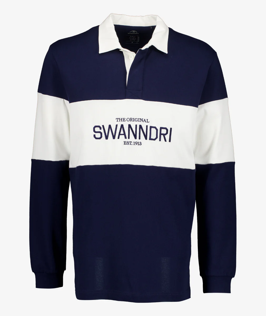 Men's Leeston Long Sleeve Rugby Top - Image 6
