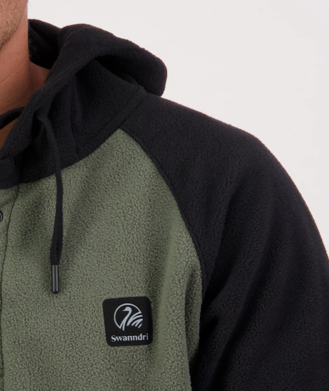 Men's Original Lace Front Fleece Hoodie - Image 4