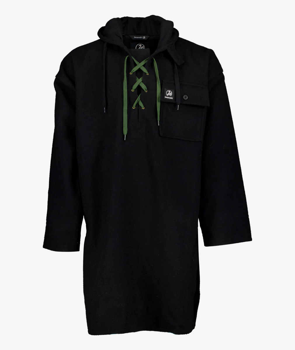 Men's Original Wool Bushshirt with Lace-up front - Image 10