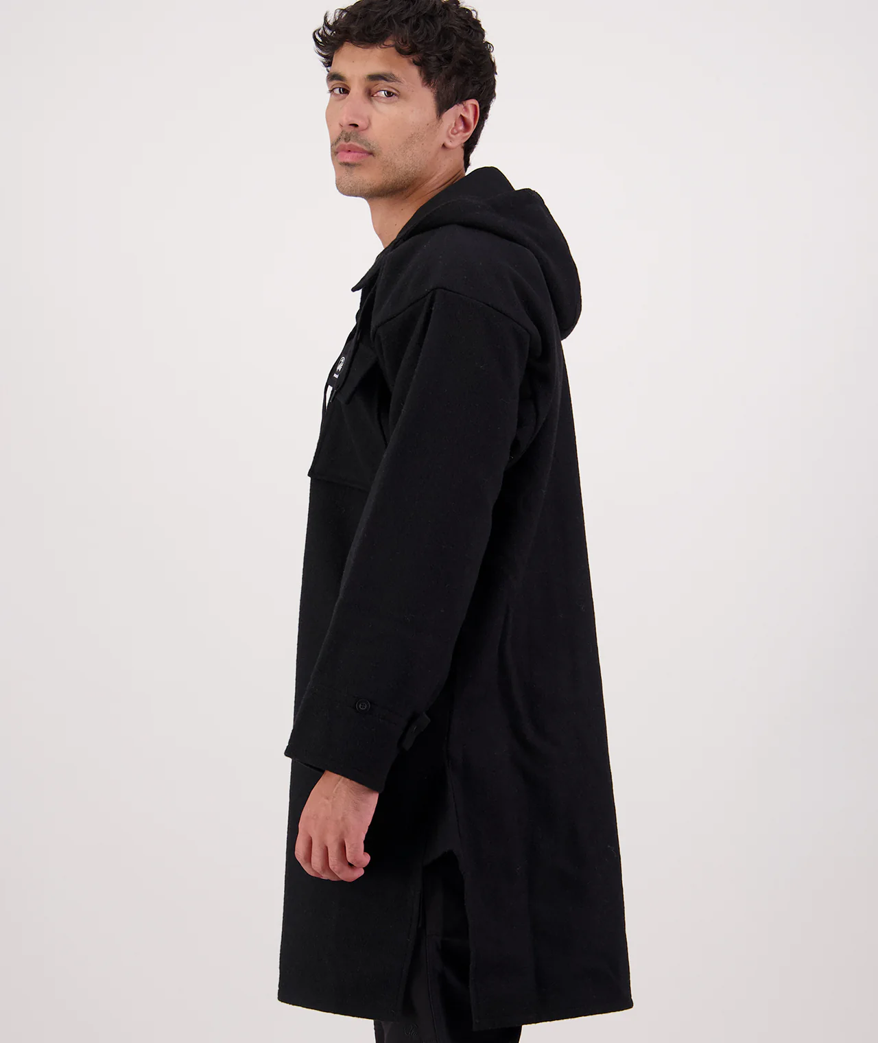 Men's Original Wool Bushshirt with Lace-up front - Image 3