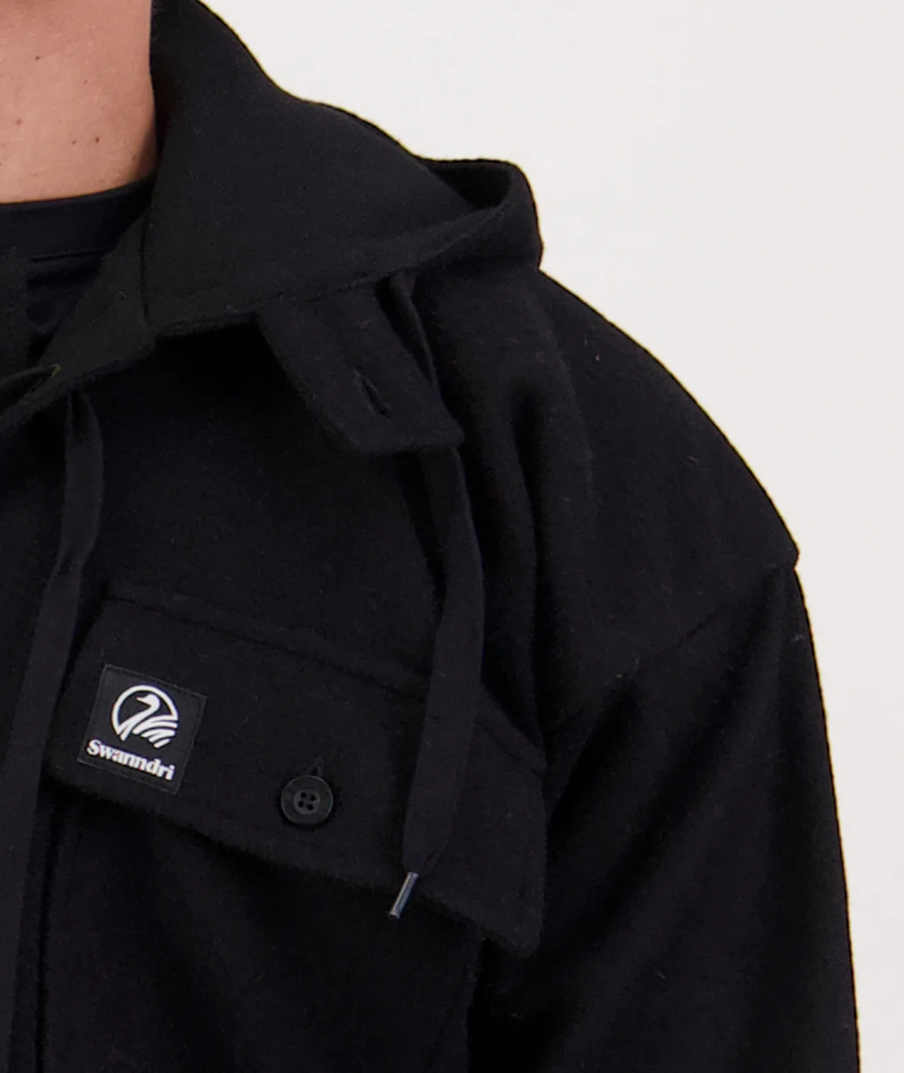 Men's Original Wool Bushshirt with Lace-up front - Image 6