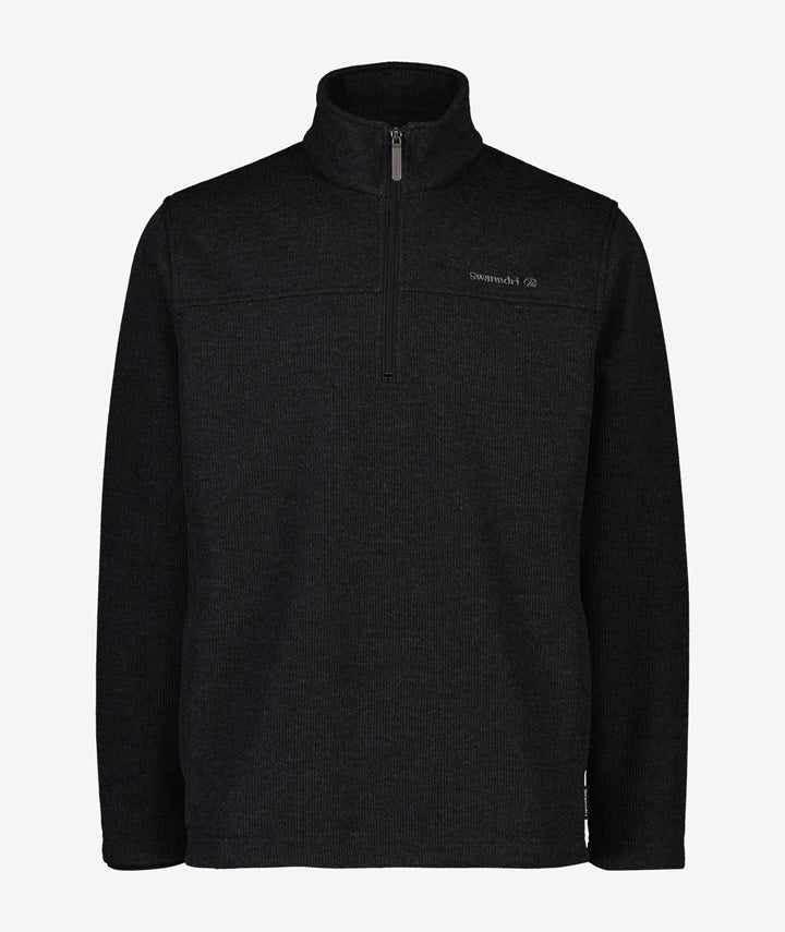 Men's Weka Technical Fleece Pullover with Bonded Wool Lining - Image 6