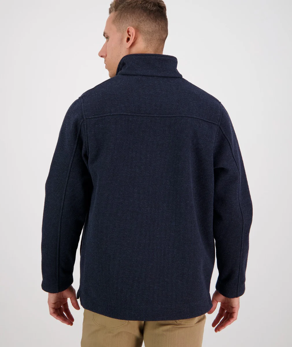 Men's Weka Technical Fleece Pullover with Bonded Wool Lining - Image 4