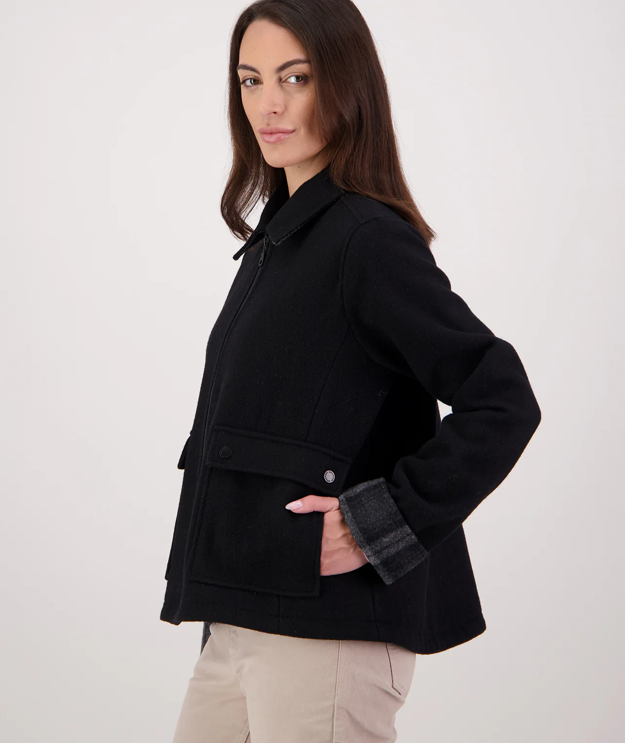 Women's Greta Valley Wool Jacket - Image 3