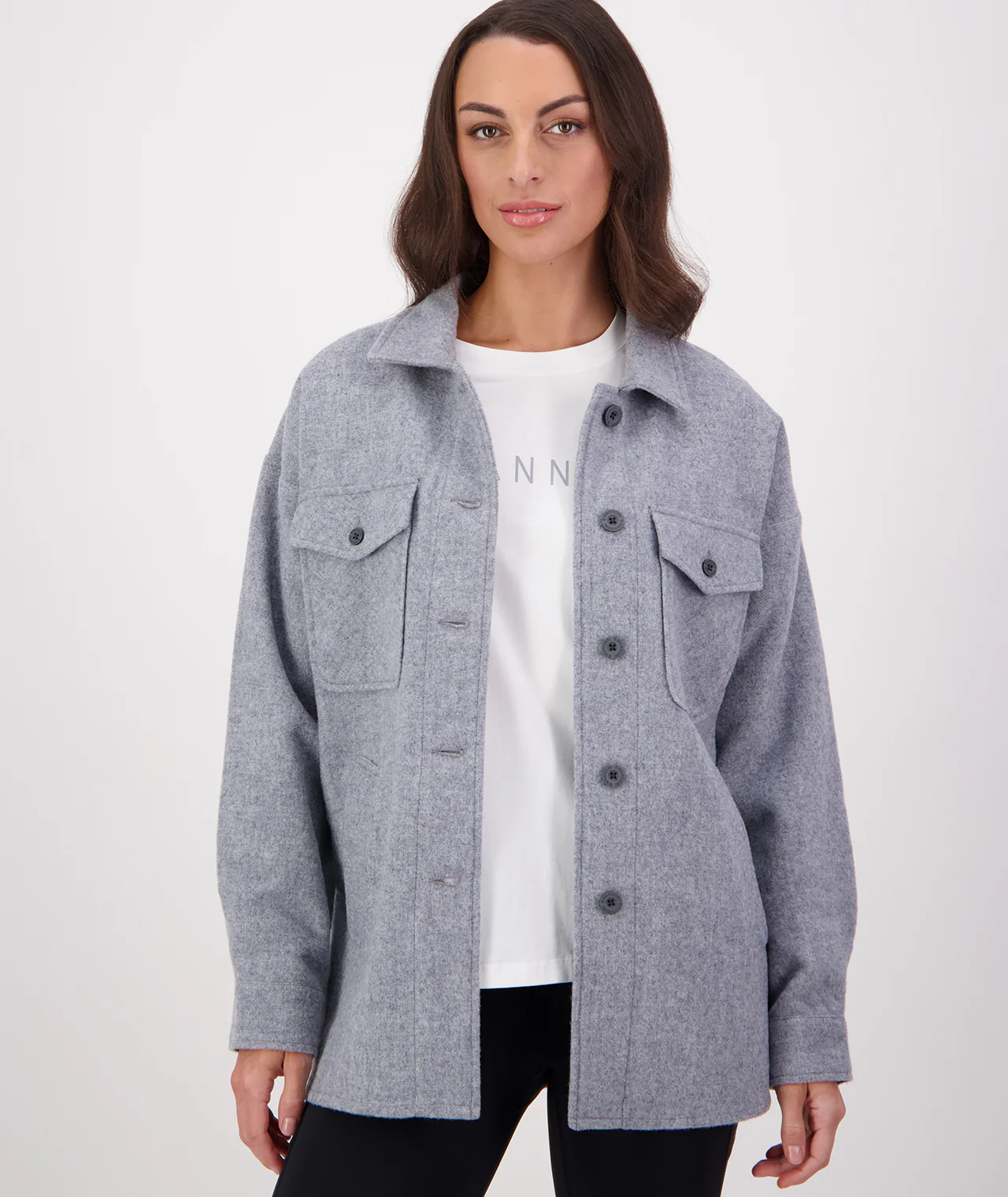 Women's Harbourage Lite Wool Shacket - Image 3