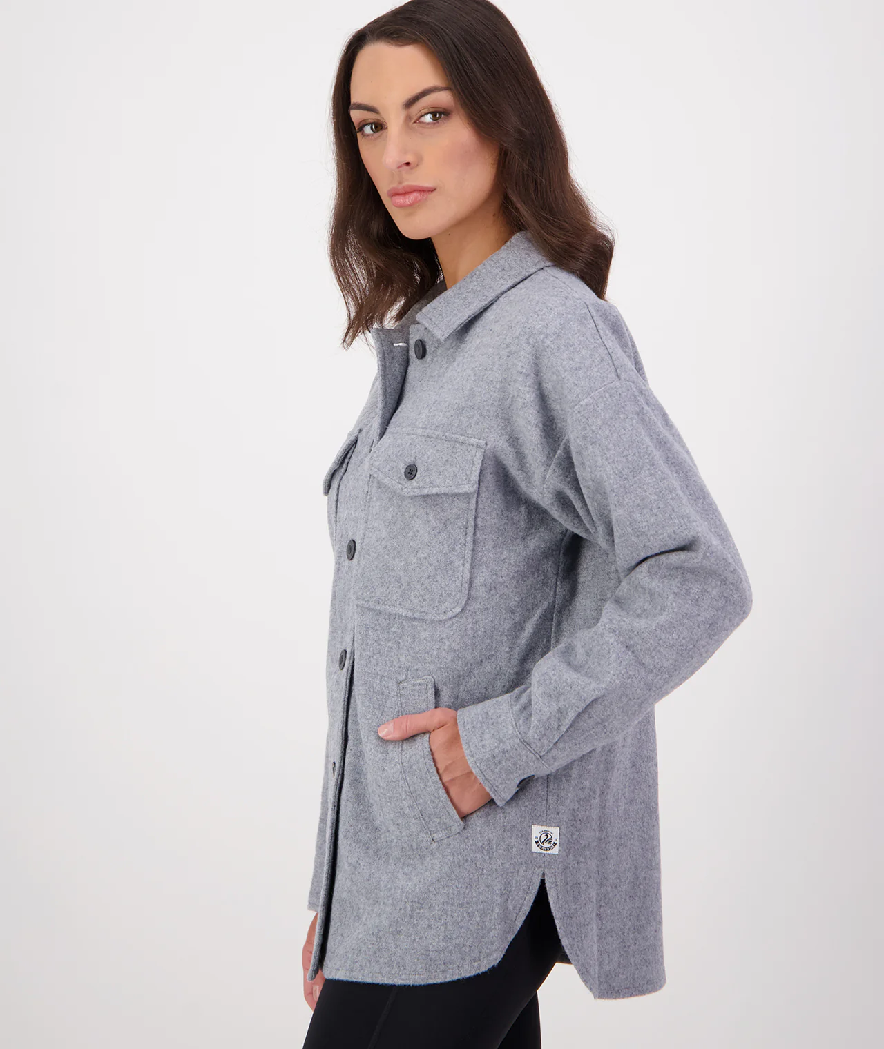 Women's Harbourage Lite Wool Shacket - Image 4