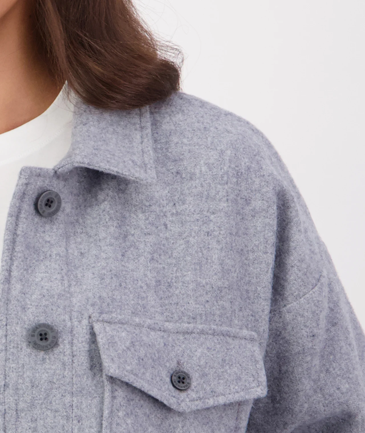 Women's Harbourage Lite Wool Shacket - Image 8